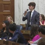 Mountaineer Boys, Rhododendron Girls visit WV Capitol